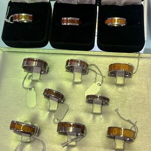 Hawaiian Koa Wood 13 bands